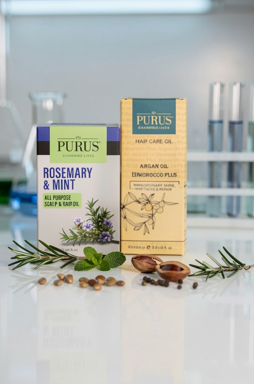 Argan and Rosemary Oil for hair and skin 