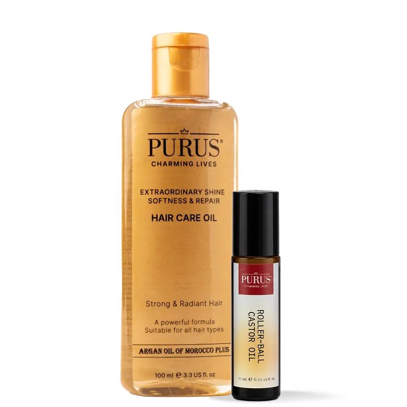 argan oil for hair and castor oil for skin