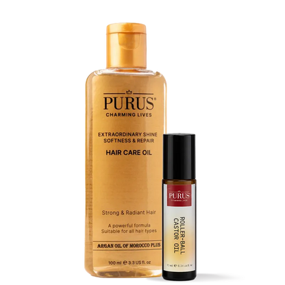 argan oil for hair and castor oil for skin