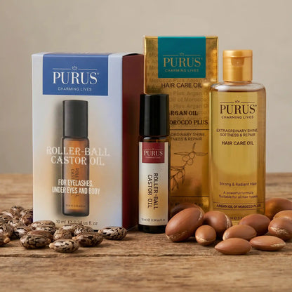 castor oil and argan oil for skin